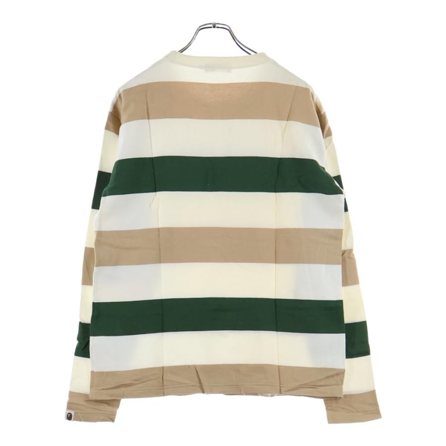 A BATHING APE ボーダー ラガーシャツ XL初期 A BATHING APE（アベイシングエイプ） 90s 初期 クルーネック ボーダー