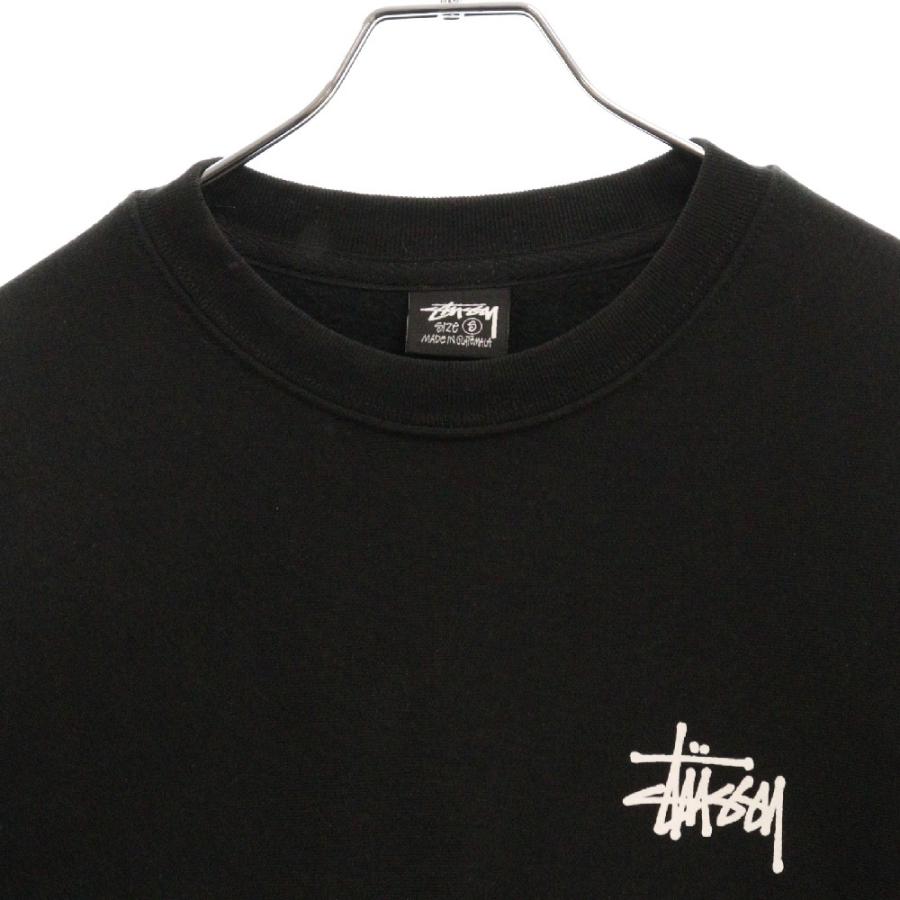 STUSSY ステューシー バックロゴプリント クルーネック STUSSY ステューシー バックロゴプリント クルーネック