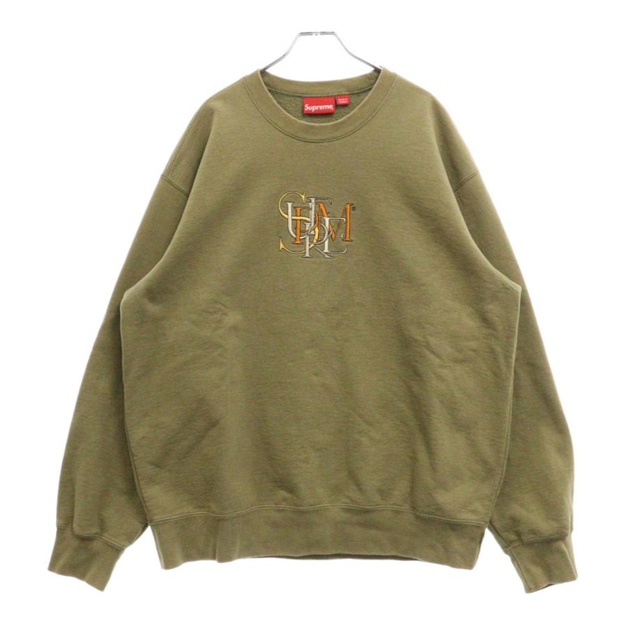 Supreme（シュプリーム） 22SS Overlap Crewneck クルーネック 刺繍 
