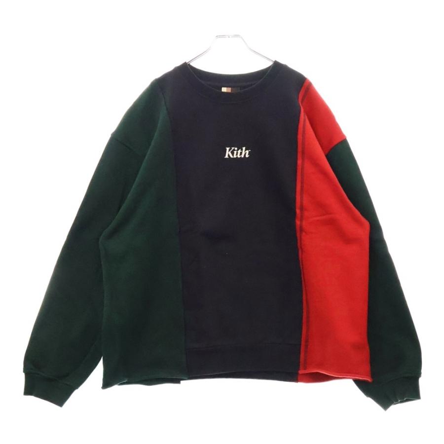 KITH（キス） 19AW Reverse Paneled Crewneck リバースパネル クルー