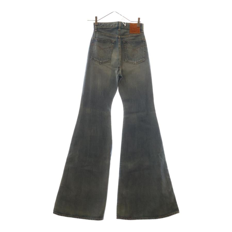 ★キャピタルKAPITAL★ワイドフレアーパンツ★USED美品★ KAPITAL（キャピタル） コットン ベルボトム フレアデニムパンツ