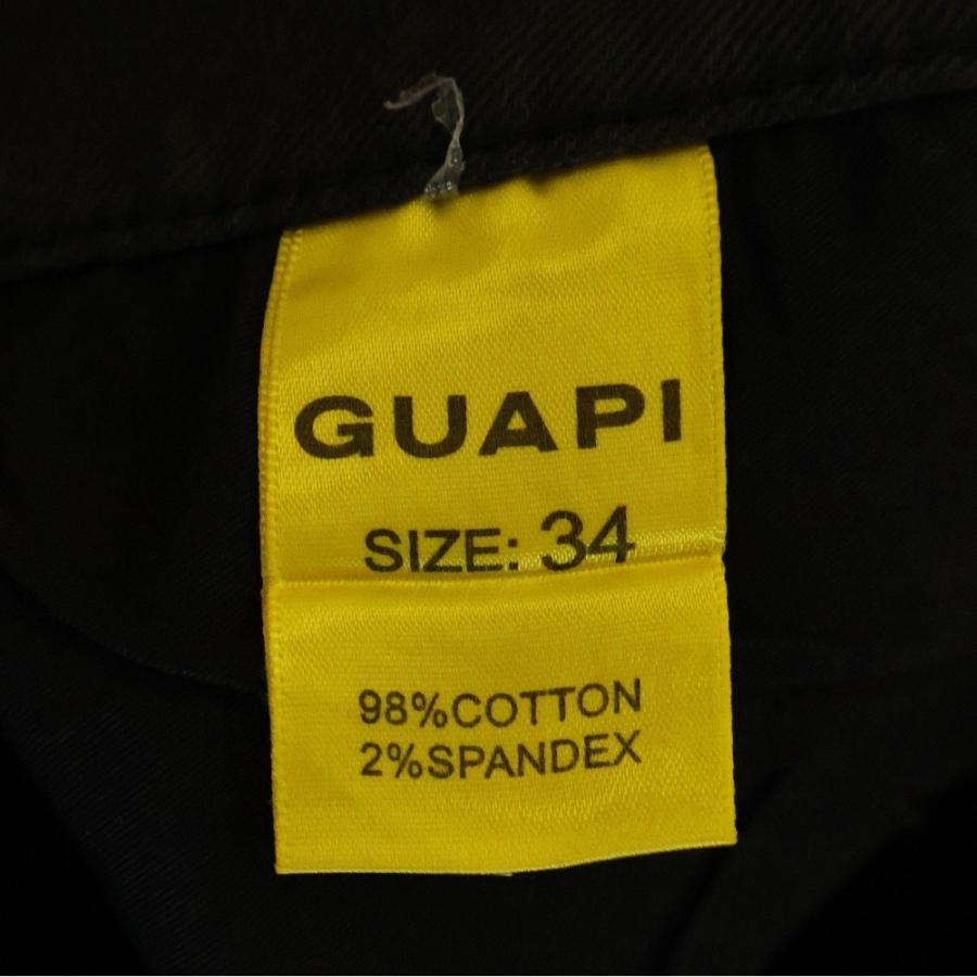 GUAPI グアピ STARRY SKY DENIM フレア コーティング デニムパンツ