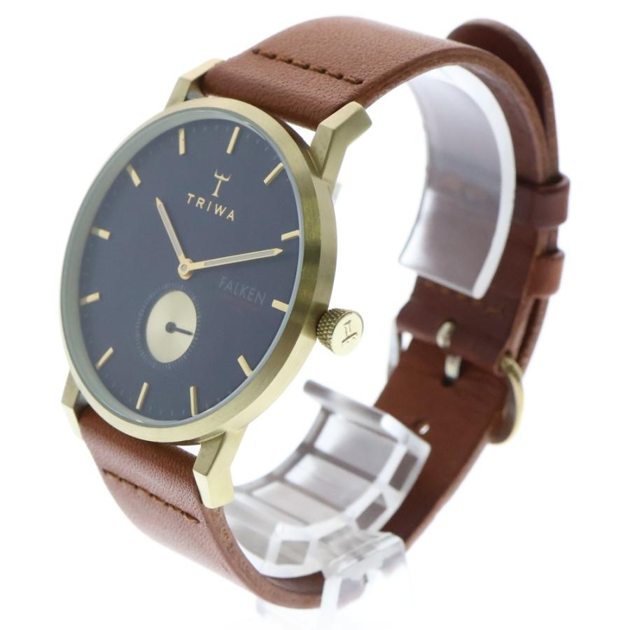 トリワ メンズ 腕時計 ファルケン スモセコ ブラウン レザー TRIWA トリワ FALKEN ファルケン 腕時計 スモールセコンド