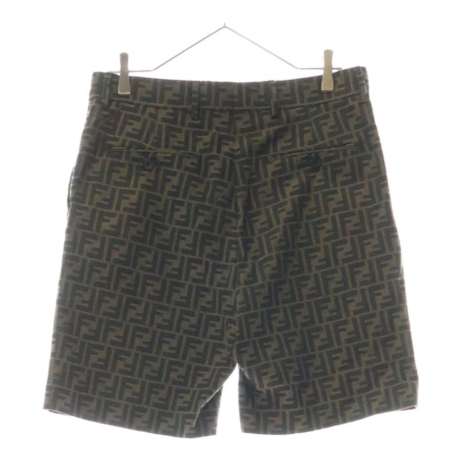 FENDI（フェンディ） ズッカ ショート ハーフパンツ ブラウン FB0821