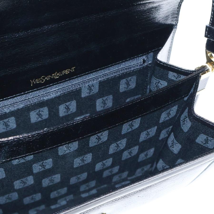 Yves Saint Laurent（イヴ・サンローラン） カサンドラ 型押し GD金具
