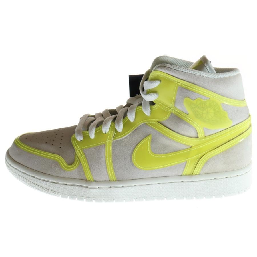 NIKE（ナイキ） WMNS AIR JORDAN 1 MID LX OPTI YELLOW ウィメンズ 