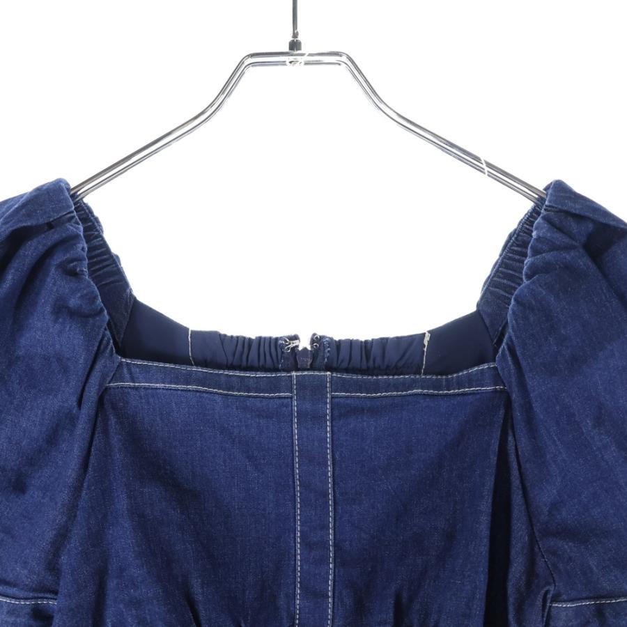 Her lip to ハーリップトゥ Eze Puff-Sleeve Denim Dress 半袖 デニム
