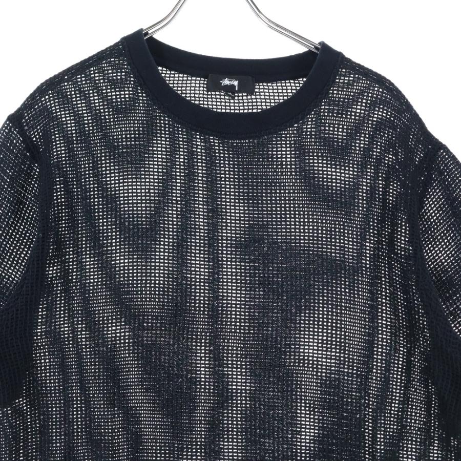 STUSSY（ステューシー） Cotton Mesh Tee メッシュ クルーネック T