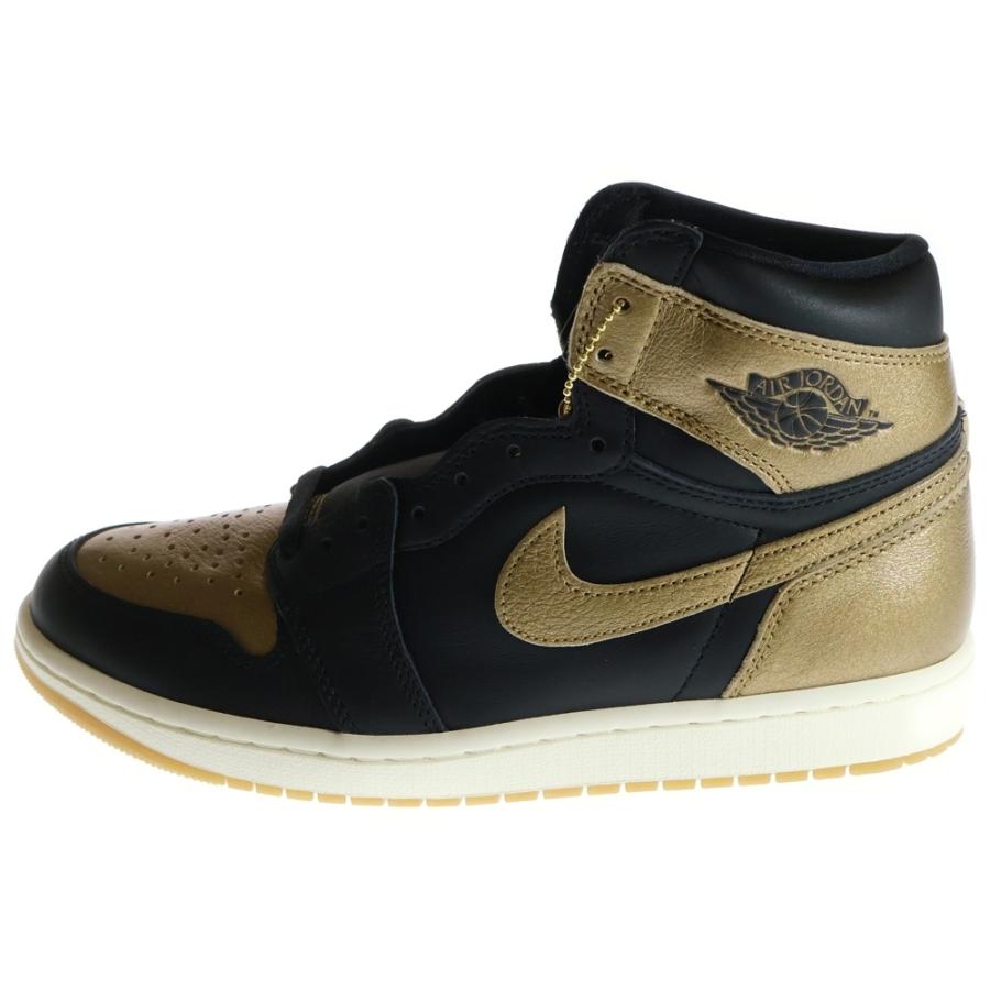 Nike Air Jordan 1 ブラック/ゴールド　 ハイカットシューズ NIKE（ナイキ） AIR JORDAN 1 RETRO HIGH OG BLACK AND GOLD エア