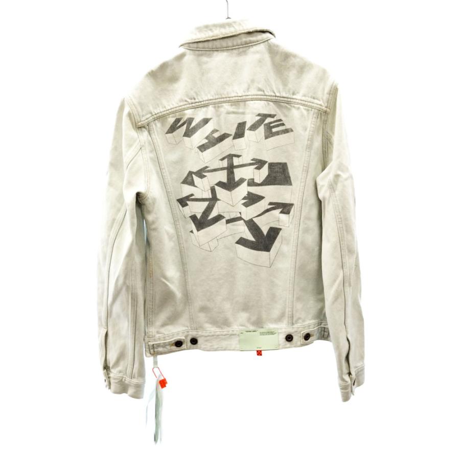 OFF-WHITE(オフホワイト)パネルバックロゴデニムジャケット