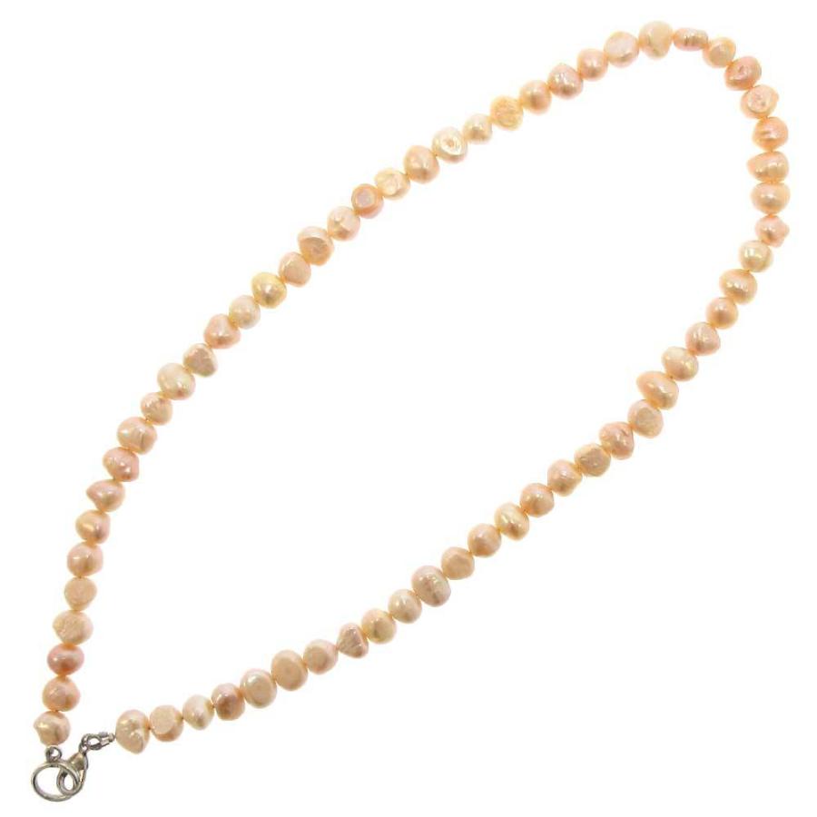 SPARKING(スパーキング) ピンクゴールドパール一連ネックレス : BRING  