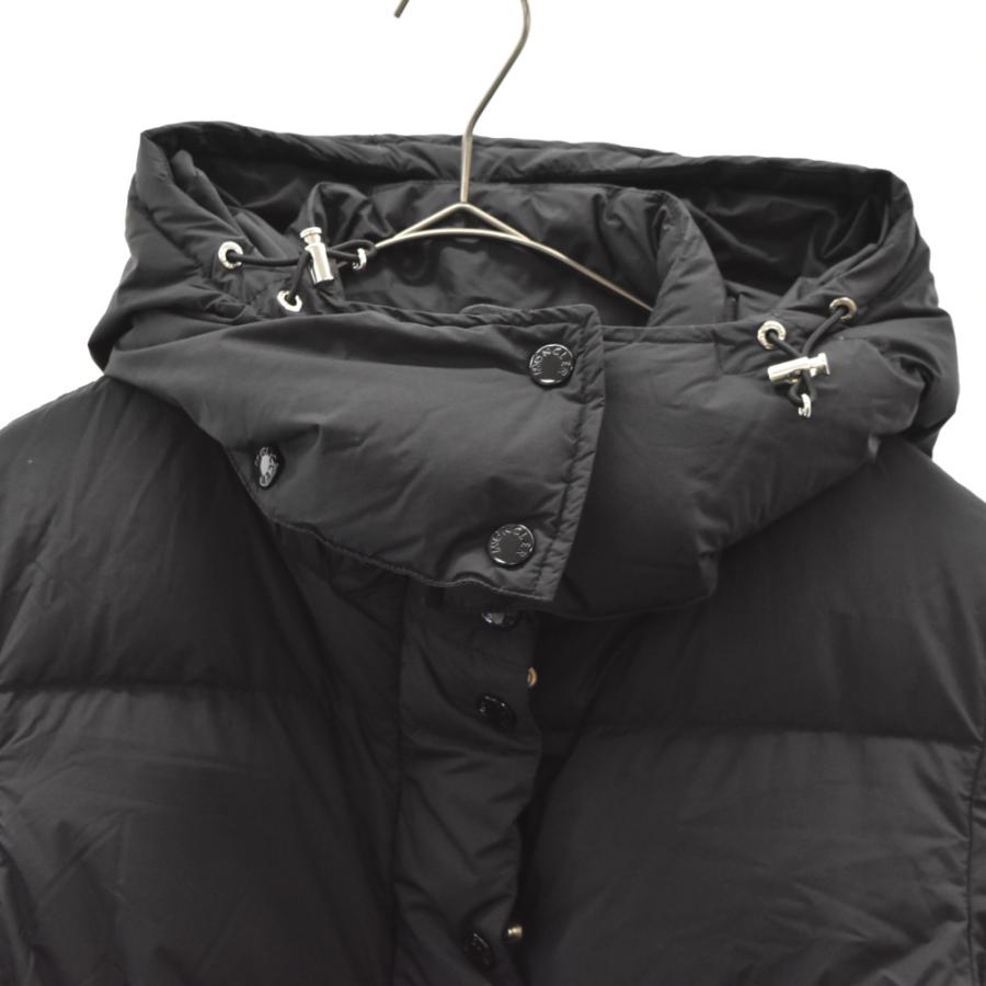 MONCLER モンクレール 21AW ロゴワッペン付きナイロンショートダウン 