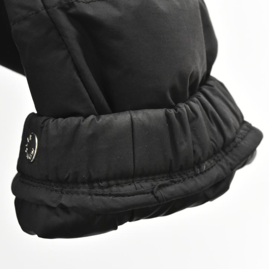 MONCLER モンクレール 21AW ロゴワッペン付きナイロンショートダウン 