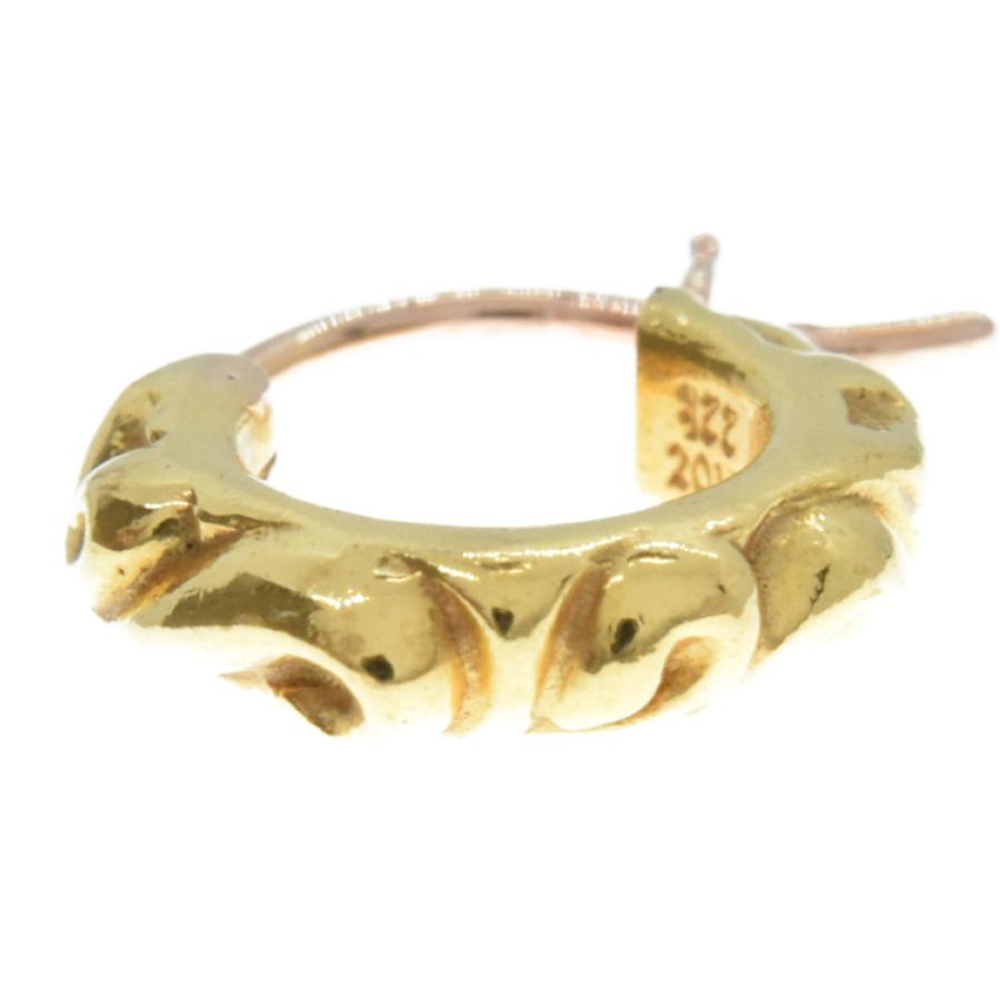 CHROME HEARTS クロムハーツ 22K フープスクロールタイニー ゴールド  