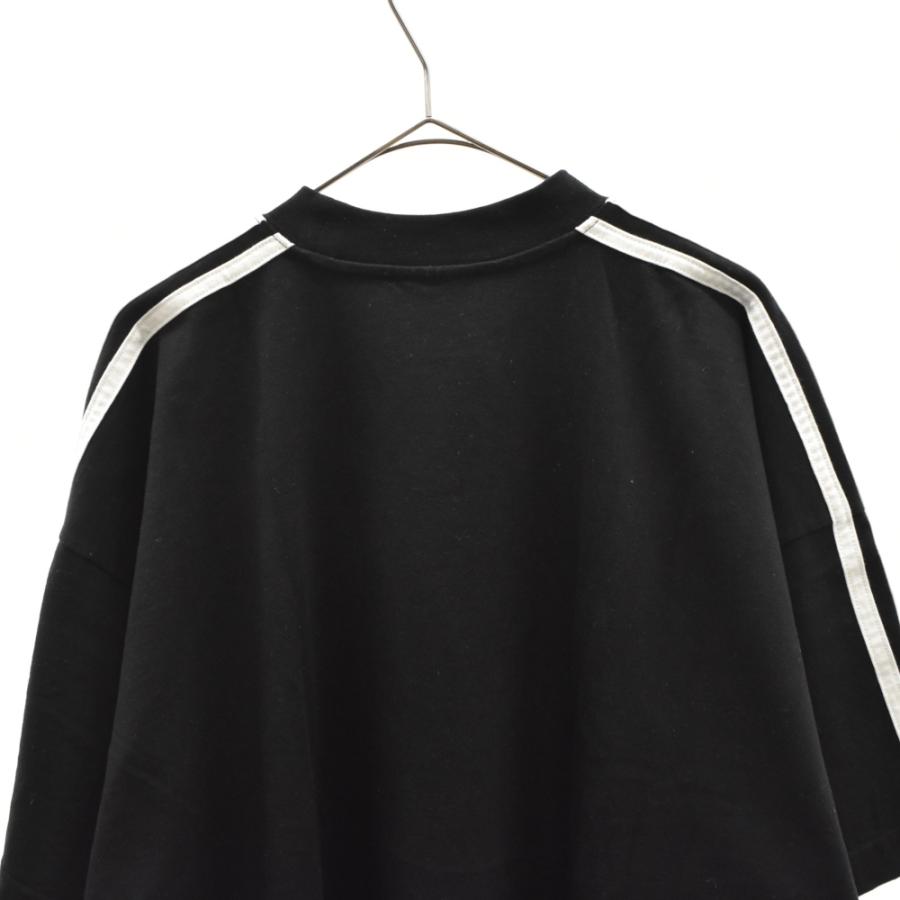 バレンシアガ 23SS ×アディダス オーバーサイズロゴ刺繍半袖Tシャツ 