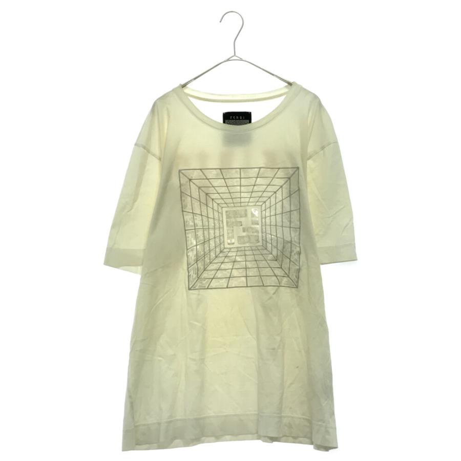 FENDI (フェンディ) FF ZUCCA EMBOSS LOGO TEE FY0936 AB32 FFズッカ 