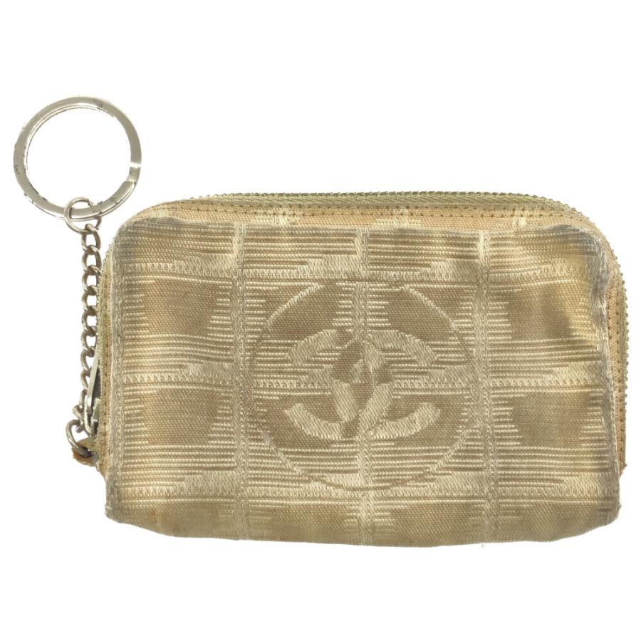 シャネル ニュートラベルライン キーリング付きコインケース ココ