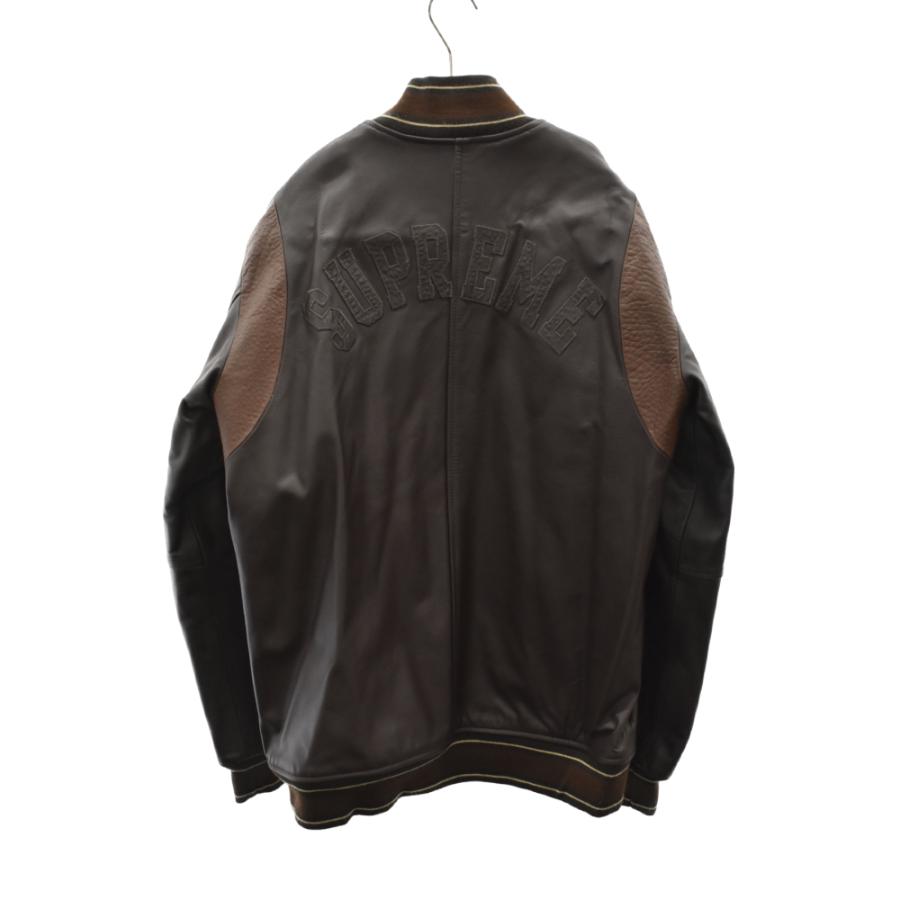 Supreme シュプリーム 05AW バックアーチロゴ レザー スタジアム Supreme シュプリーム 05AW バックアーチロゴ レザー スタジアム
