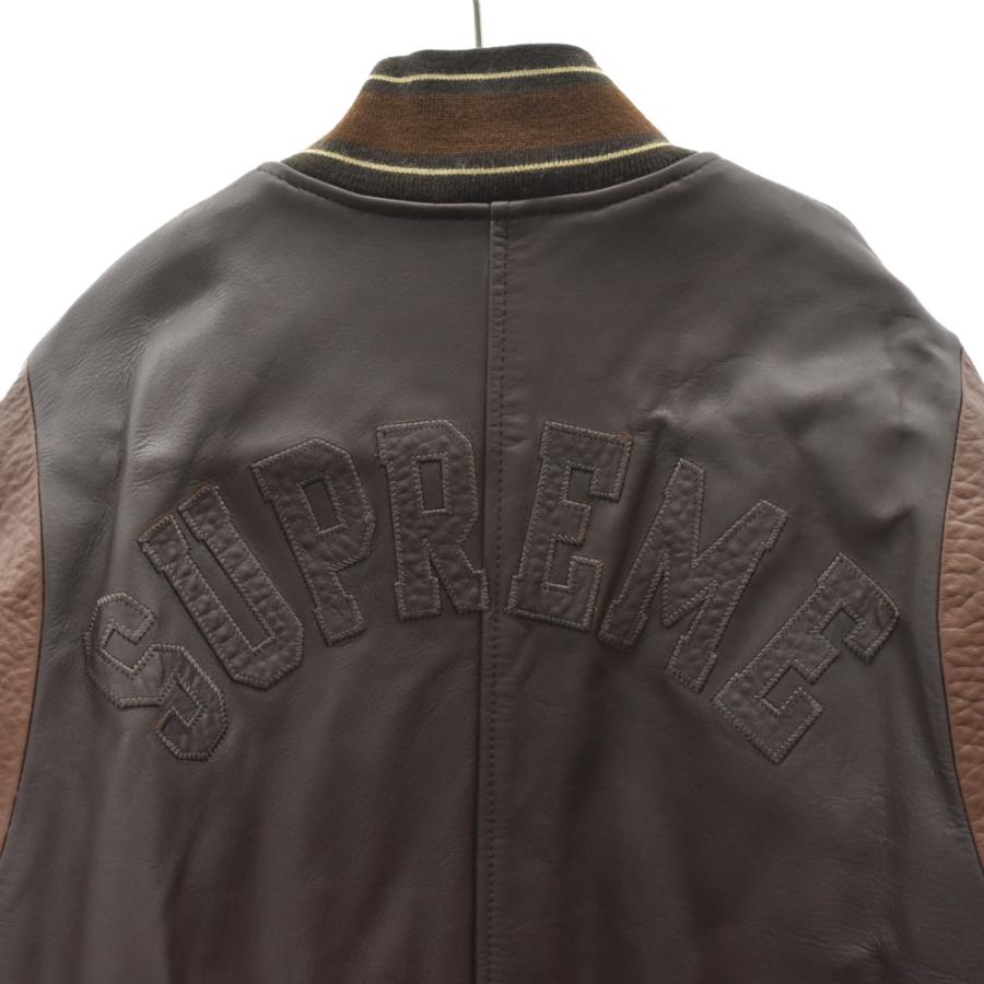 Supreme シュプリーム 05AW バックアーチロゴ レザー スタジアム Supreme シュプリーム 05AW バックアーチロゴ レザー スタジアム