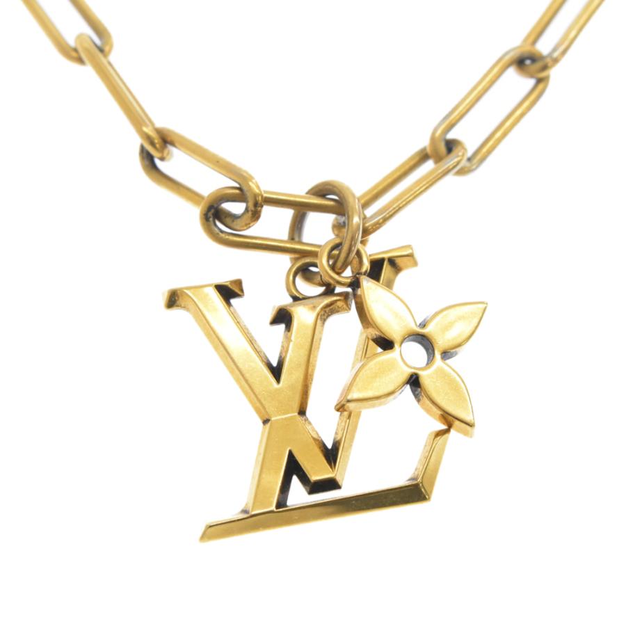 LOUIS VUITTON ルイヴィトン 21SS コリエ・LVフラワー ネックレス  