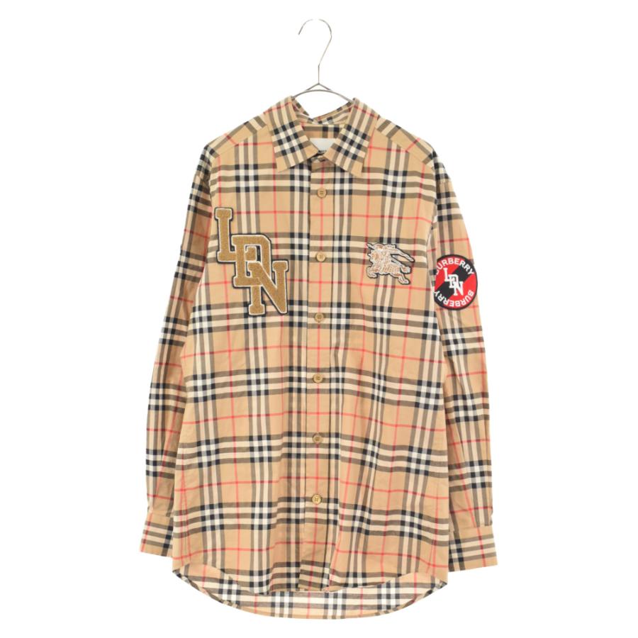 バーバリー 19AW SW1 LOGO CHECK SHIRTS ノバチェック 刺繍ロゴ 長袖チェックシャツ 8024529 ベージュ :  3523e090016 : BRING Yahoo!ショップ - 通販 - Yahoo!ショッピング