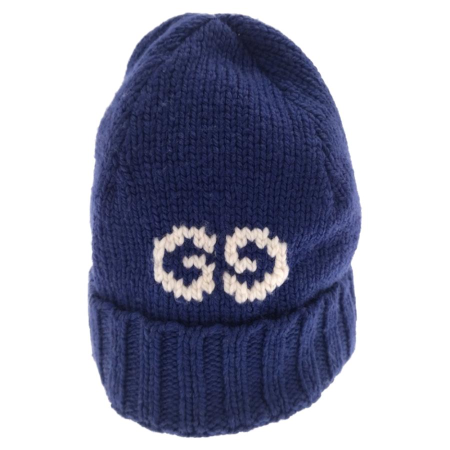 GUCCI グッチ GG LOGO KNIT BAENIE 602886 4G206 GGロゴ ケーブル 