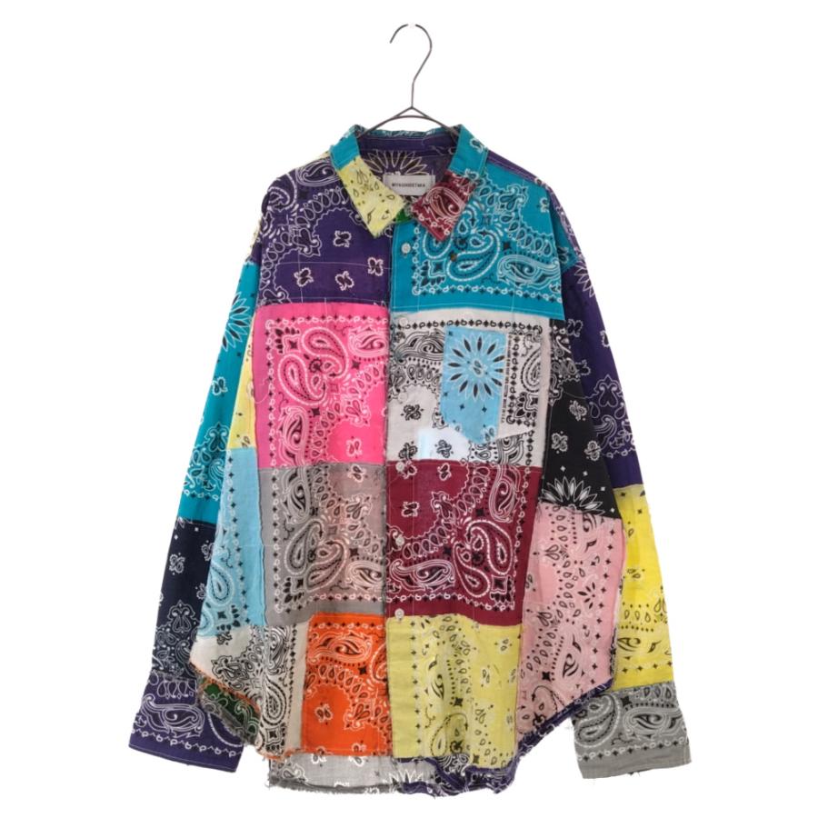 MIYAGI HIDETAKA バンダナ柄長袖シャツ MIYAGIHIDETAKA / バンダナ柄長袖シャツ - メルカリ