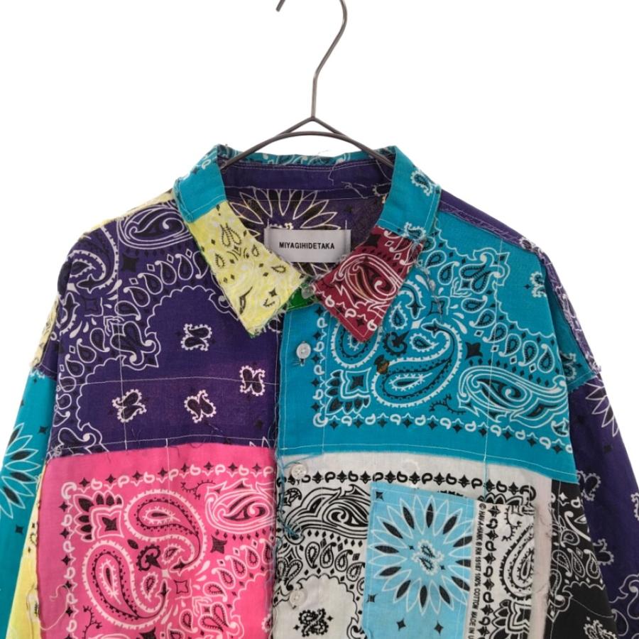 miyagi hidetakaレディースバンダナシャツ