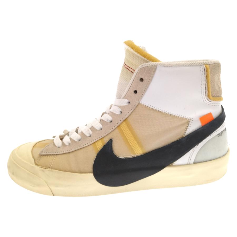 NIKE ナイキ ×OFF-WHITE The 10 BLAZER MID AA3832-100 オフホワイト 