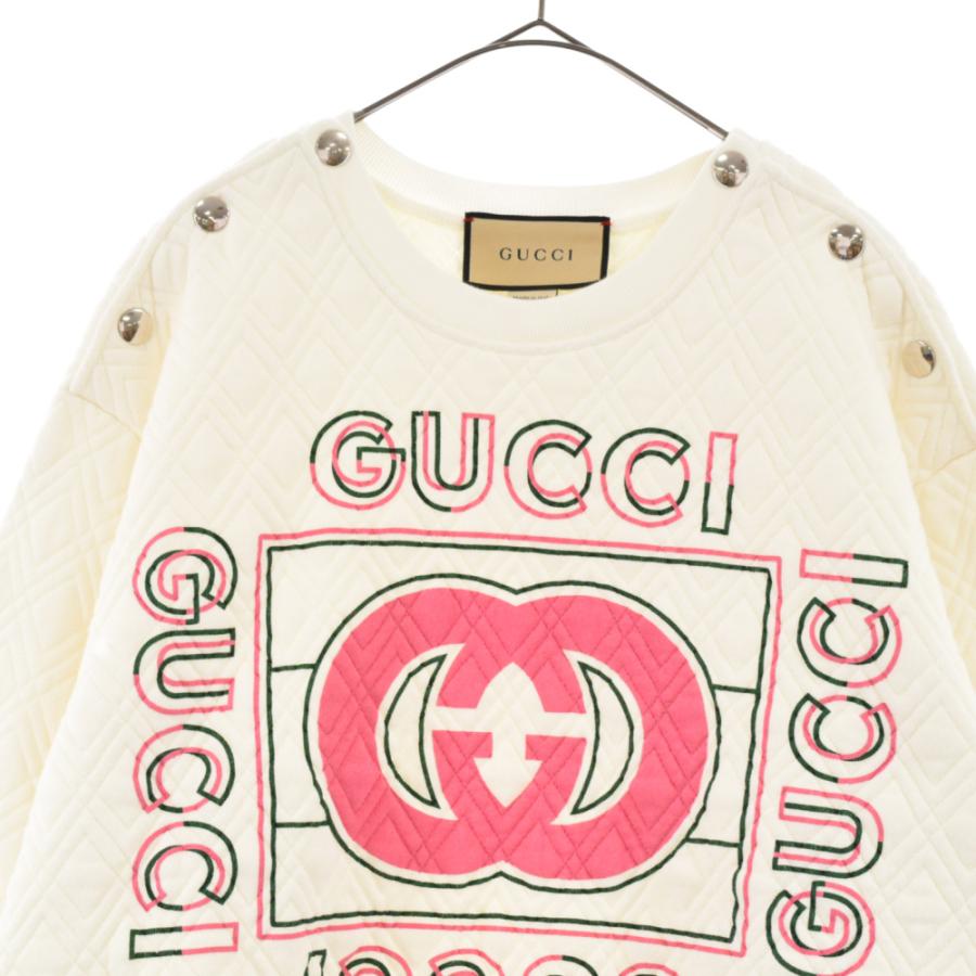 GUCCI グッチ ヴィンテージロゴ キルティングスウェット GUCCI グッチ ヴィンテージロゴ キルティングスウェット