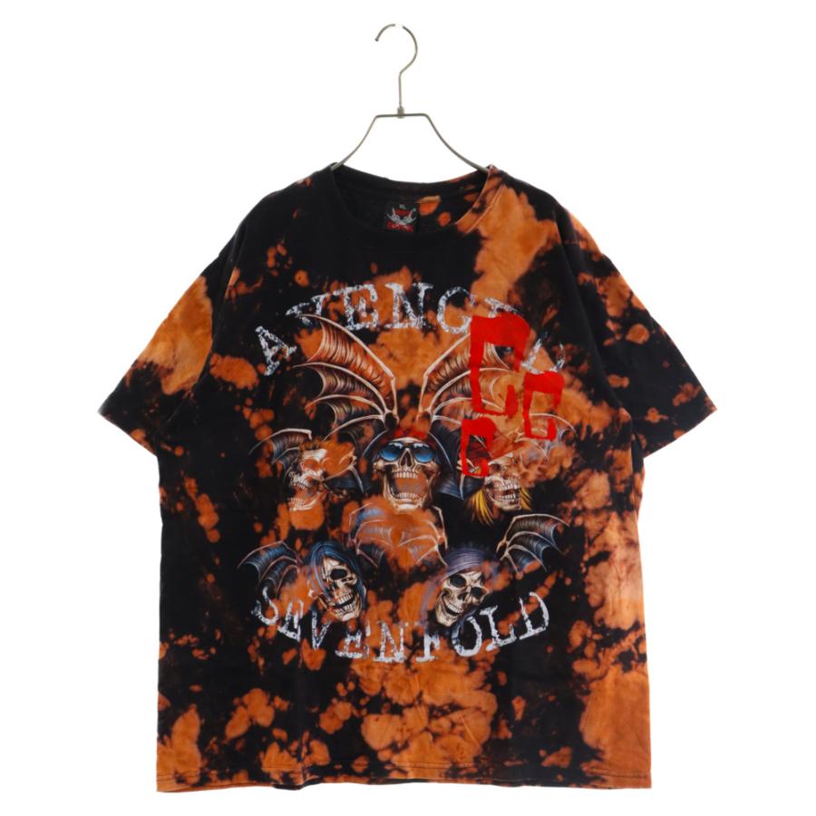 cvtvlist カタリスト HOT ROCK LOGO BLEACH S/S TEE ブリーチ加工 ホットロック ロゴプリント半袖Tシャツ