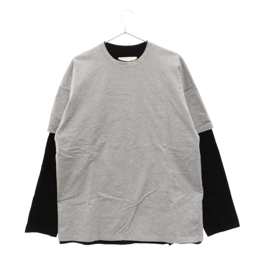 JIL SANDER ジルサンダー 23AW バックプリント レイヤード 長袖T JIL SANDER ジルサンダー 23AW バックプリント レイヤード 長袖T