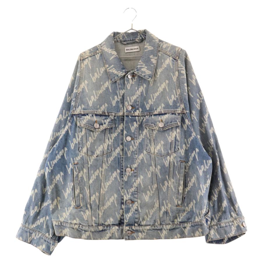 BALENCIAGA バレンシアガ ALLOVER LOGO OVERSIZED JACKET 662853 BALENCIAGA バレンシアガ ALLOVER LOGO OVERSIZED JACKET 662853
