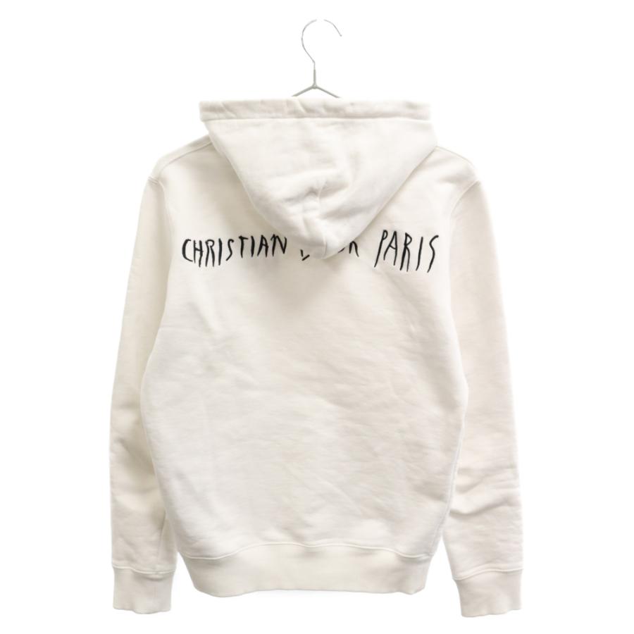 ディオール 19AW×レイモンドペティボン ロゴ刺繍スウェットプル  