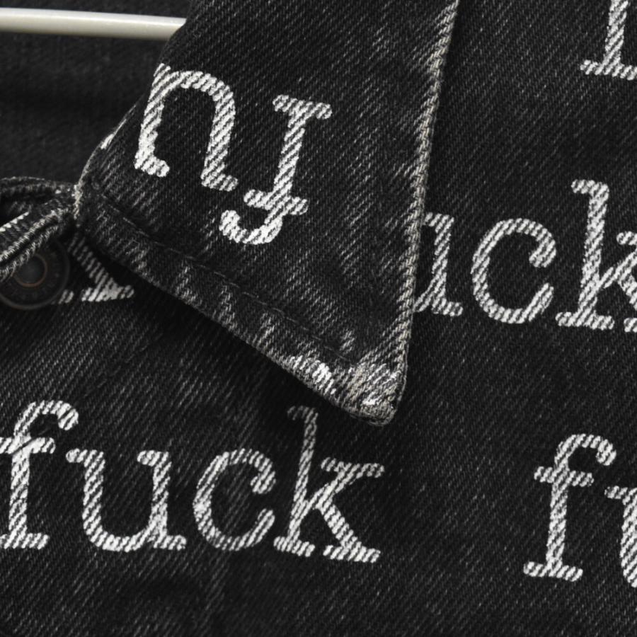 Supreme SUPREME シュプリーム 13SS Fuck Denim Jacket FUCK総柄 Supreme SUPREME シュプリーム 13SS Fuck Denim Jacket FUCK総柄