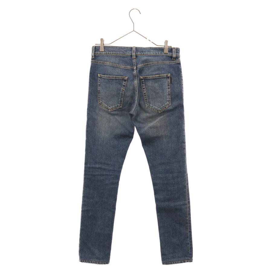 サンローランパリ Knee Crash Denim ニークラッシュ加工 スキニー