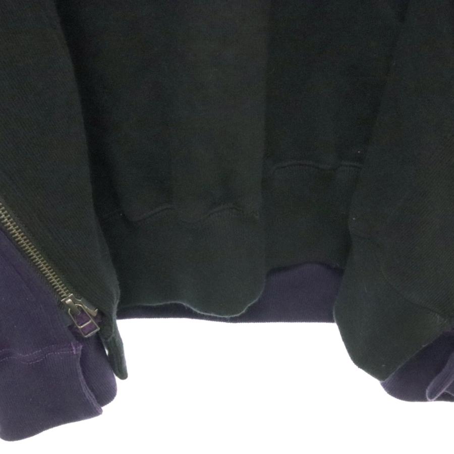 FACETASM（ファセッタズム） 23SS ボア切替 ジッパー クルーネック 