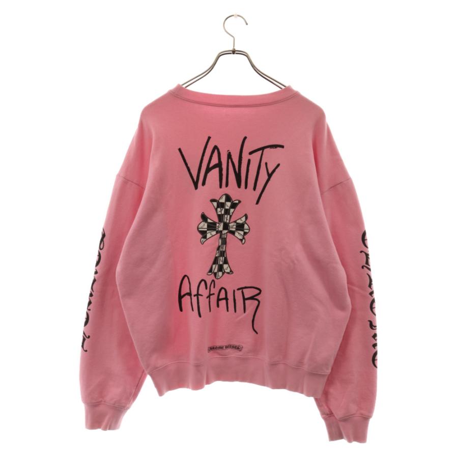 CHROME HEARTS クロムハーツ（原本無） 19AW MATTY BOY PPO VANITY AFFAIR SWTSHRT マッティボーイ ヴァニティー クルーネック スウェット トレーナー【中古】 CHROME HEARTS（クロムハーツ） 19AW×MATTY BOY PPO VANITY AFFAIR