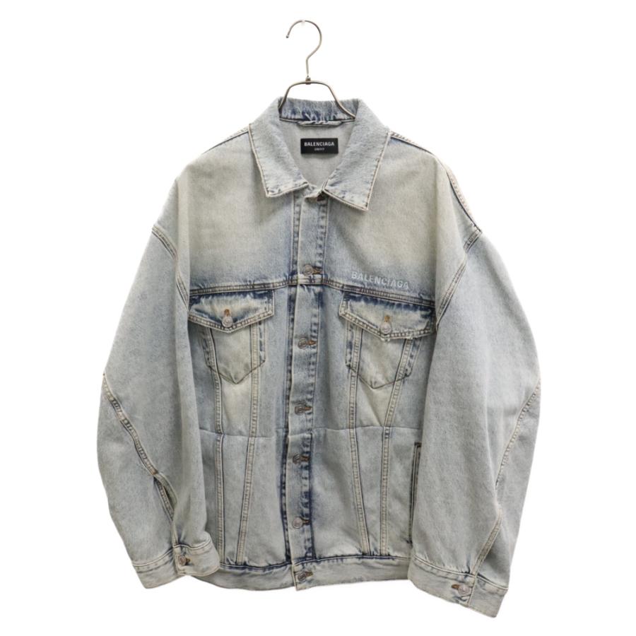 BALENCIAGA バレンシアガ 22AW TWISTED SLEEVE DENIM JACKET BALENCIAGA バレンシアガ 22AW TWISTED SLEEVE DENIM JACKET