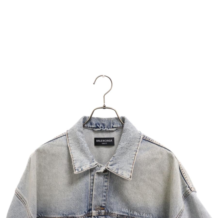 BALENCIAGA バレンシアガ 22AW TWISTED SLEEVE DENIM JACKET BALENCIAGA バレンシアガ 22AW TWISTED SLEEVE DENIM JACKET