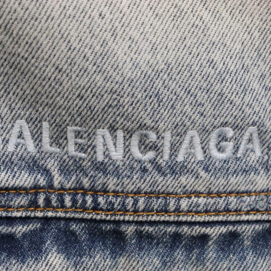 BALENCIAGA バレンシアガ 22AW TWISTED SLEEVE DENIM JACKET BALENCIAGA バレンシアガ 22AW TWISTED SLEEVE DENIM JACKET