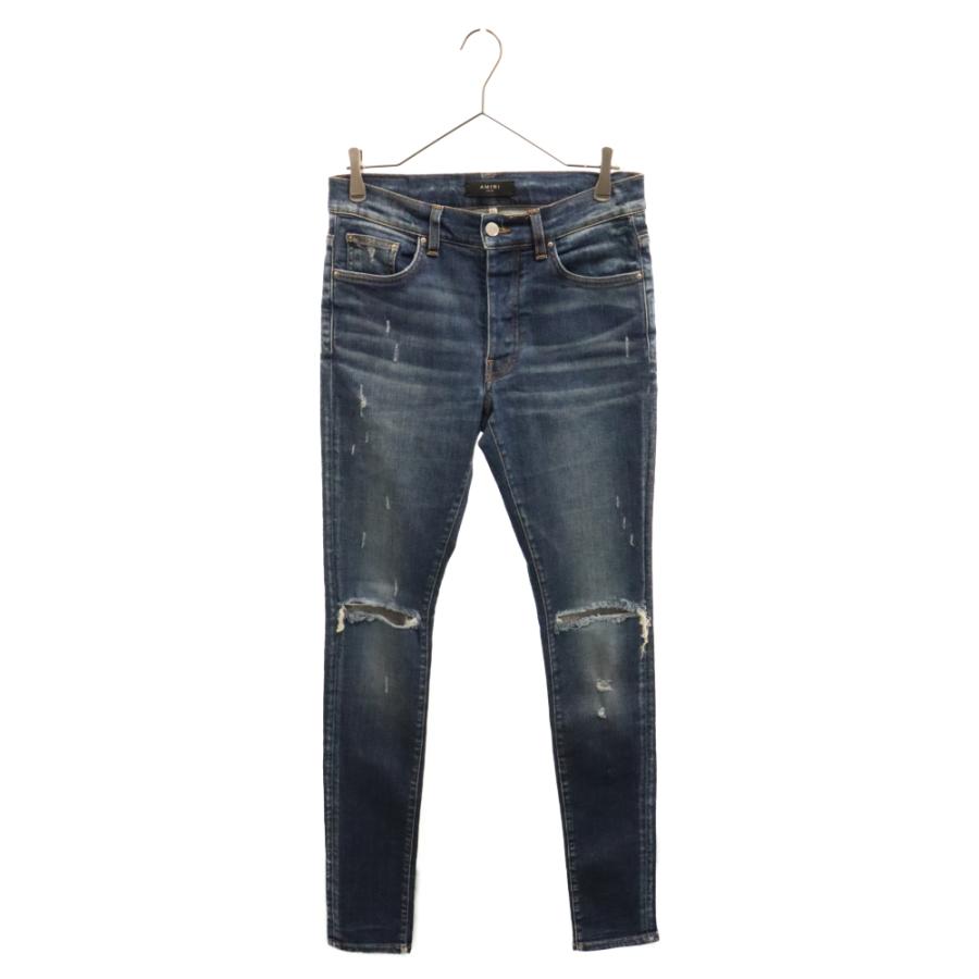 AMIRI アミリ ダメージ加工 ストレッチ スキニー デニム パンツ  