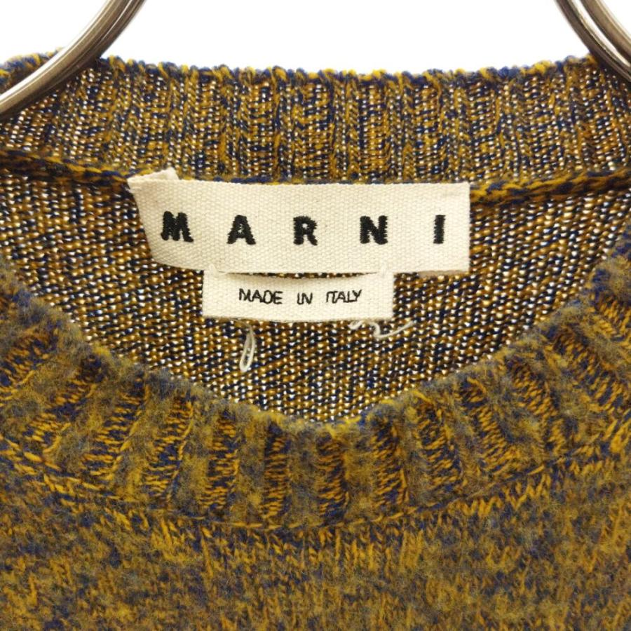 MARNI（マルニ） 21AW ウールクルーネックニット セーター イエロー 