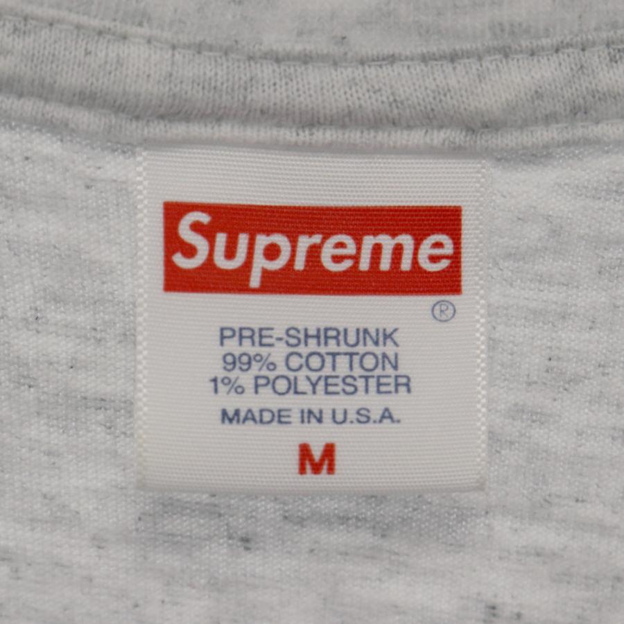 SUPREME シュプリーム 21AW×THRASHER Skyline Tee スラッシャー スカイラインプリントクルーネック半袖Tシャツ グレー｜shopbring｜06