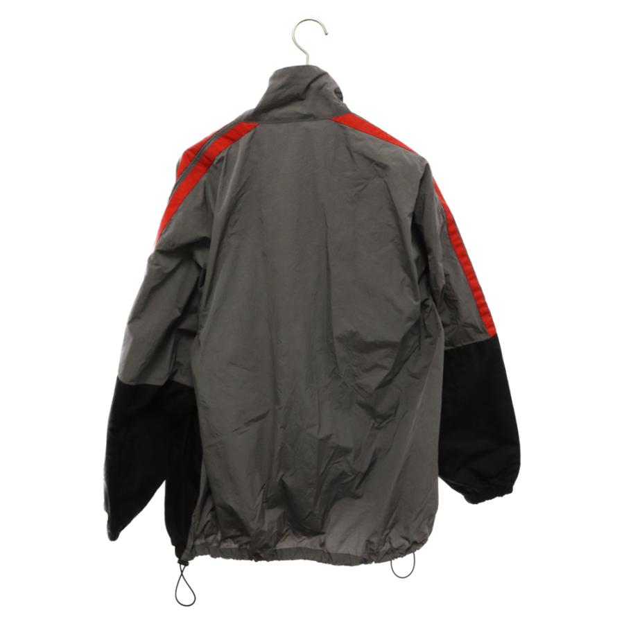 BALENCIAGA バレンシアガ 19SS Zip Up Logo Jacket 534317 TDO05 シップアップ ロゴ ナイロンジャケット ブラック/グレー｜shopbring｜02