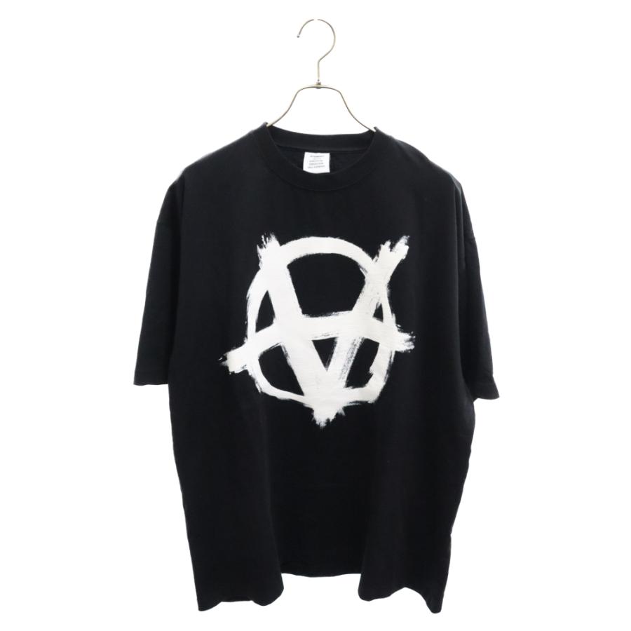 VETEMENTS ヴェトモン 22AW Double Anarchy Logo Tee UE52TR290B
