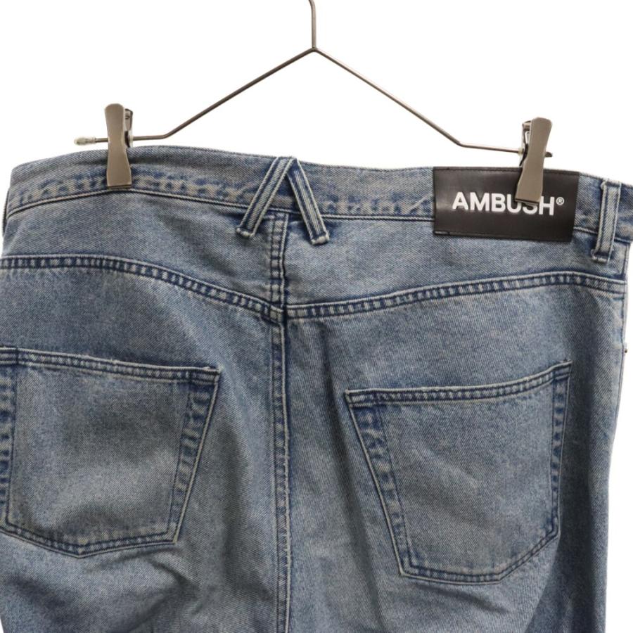 AMBUSH（アンブッシュ） ボタンフライ レイヤード バギー デニム 