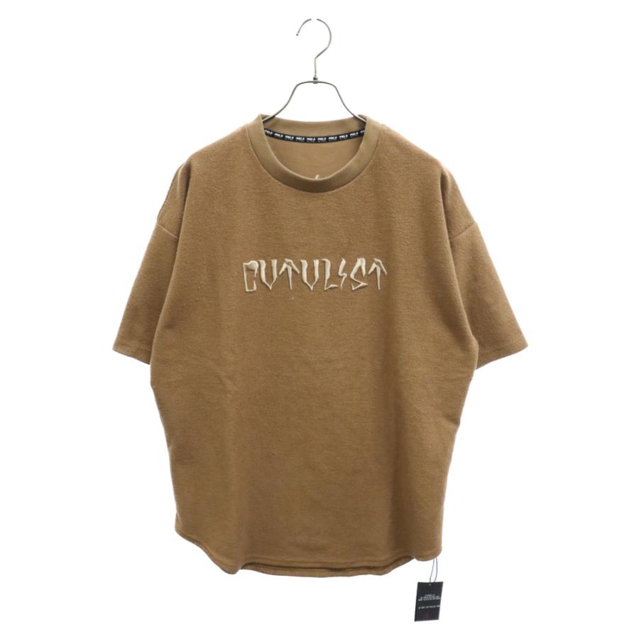 cvtvlist カタリスト 24SS ロゴ刺繍半袖Tシャツ ブラウン cvtvlist カタリスト 24SS ロゴ刺繍半袖Tシャツ ブラウン