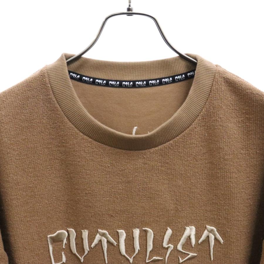 cvtvlist カタリスト 24SS ロゴ刺繍半袖Tシャツ ブラウン cvtvlist カタリスト 24SS ロゴ刺繍半袖Tシャツ ブラウン