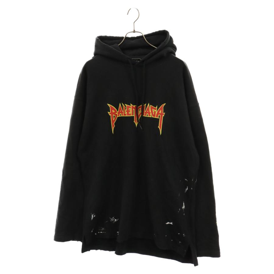 BALENCIAGA バレンシアガ 22SS メタルロゴ プリント オーバー BALENCIAGA バレンシアガ 22SS メタルロゴ プリント オーバー